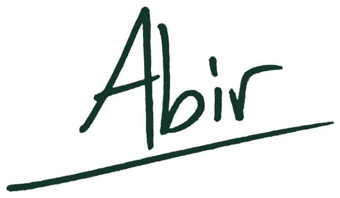 Abir's signature