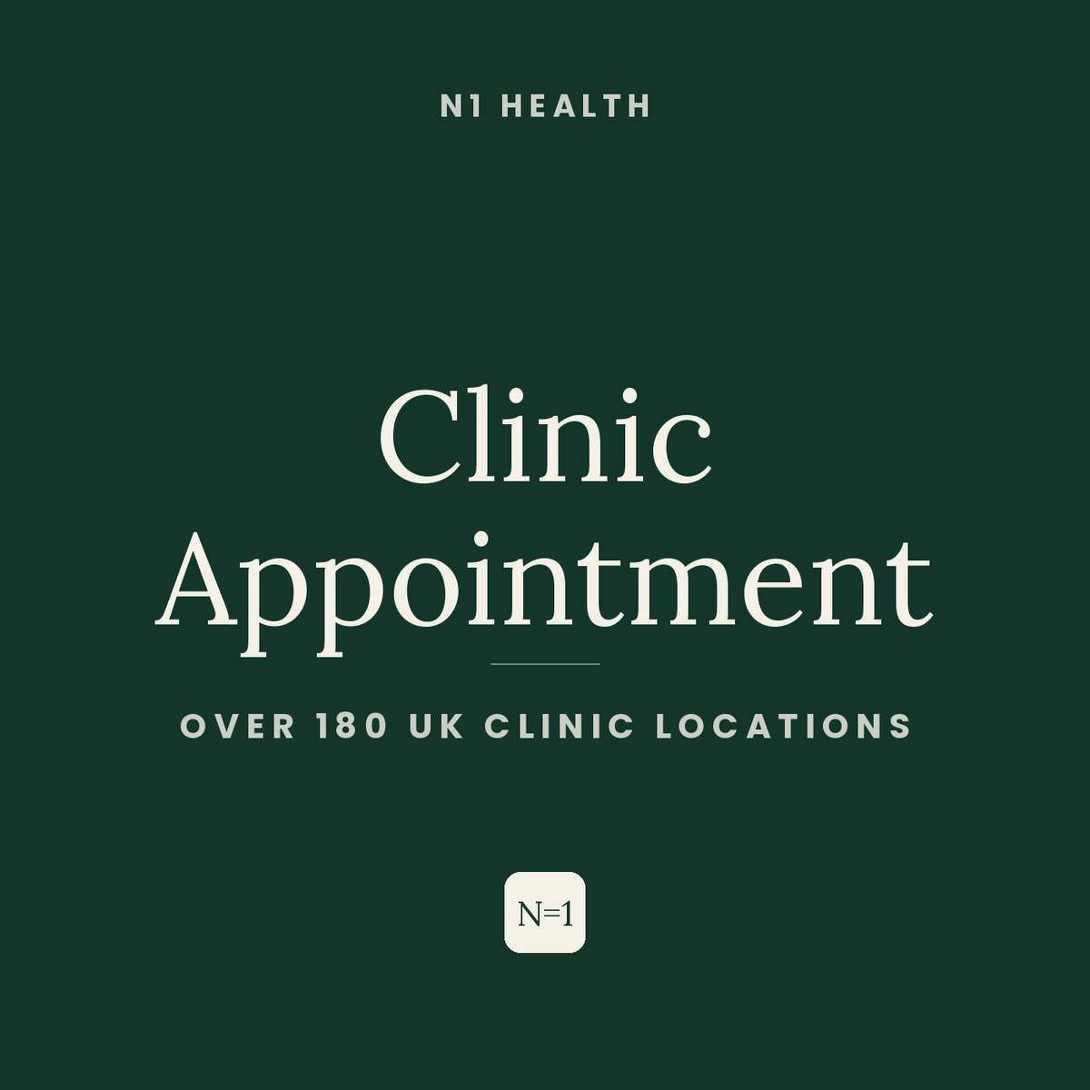 Clinic Appointment — N1 Health