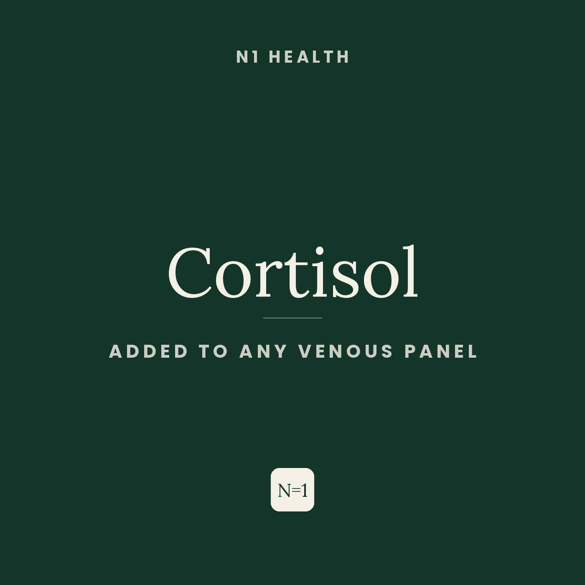 Cortisol — N1 Health