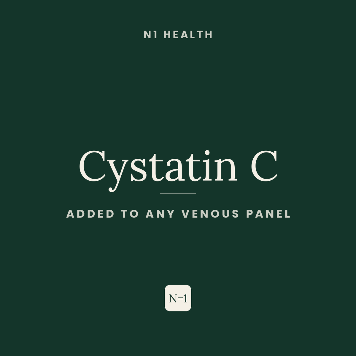 Cystatin C — N1 Health