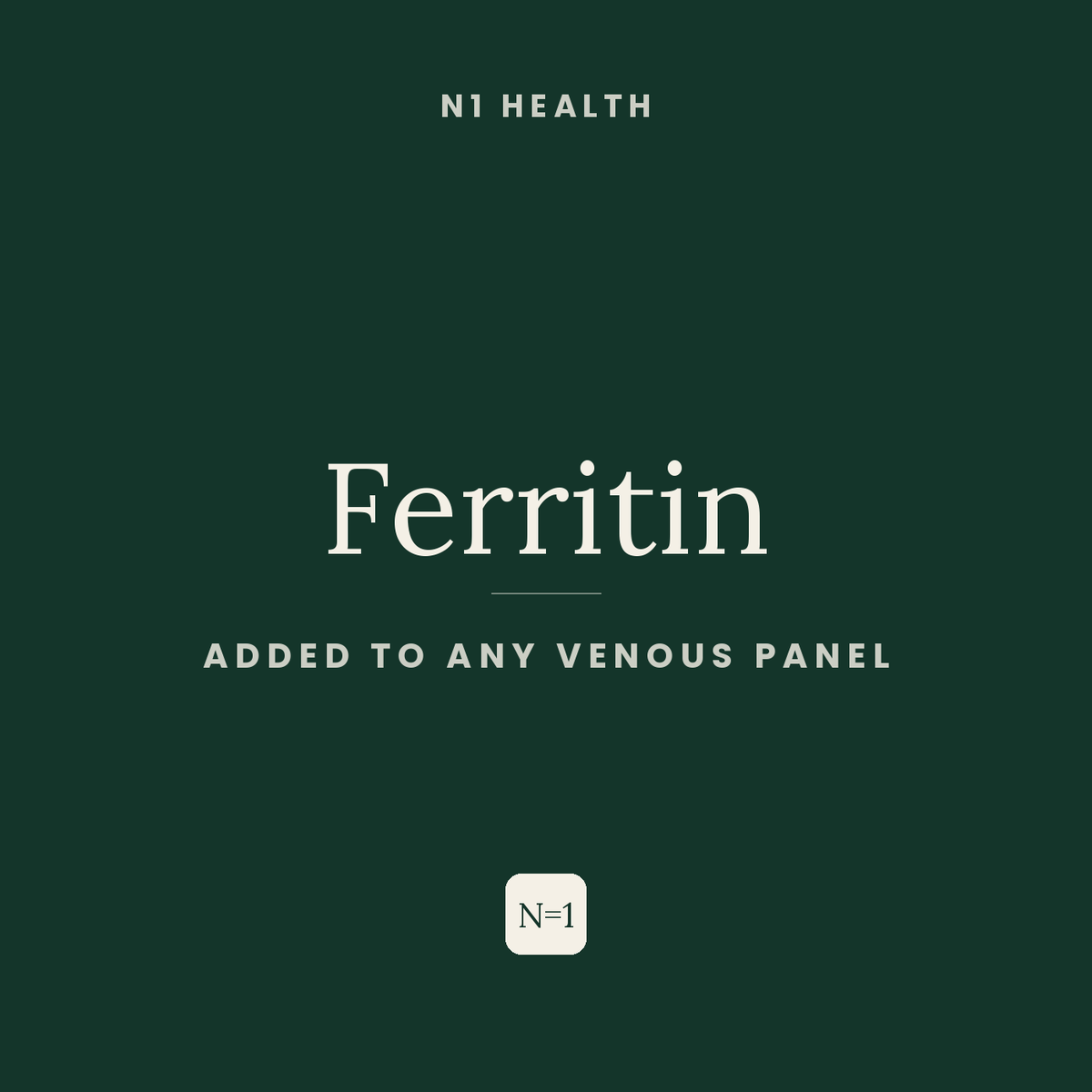 Ferritin — N1 Health