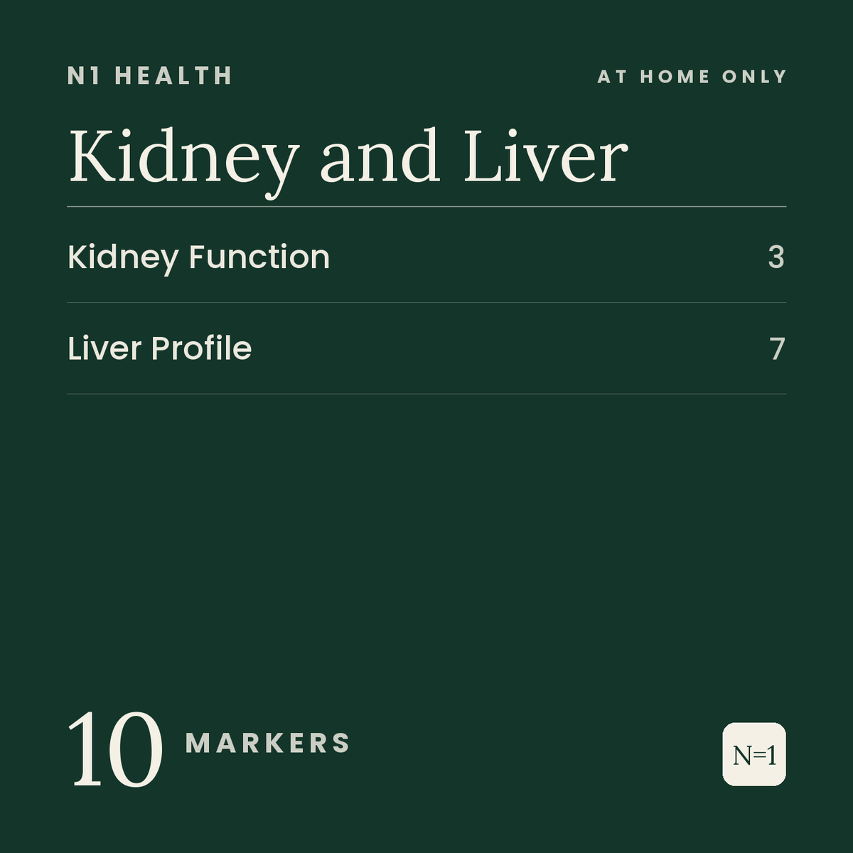 Kidney and Liver — N1 Health