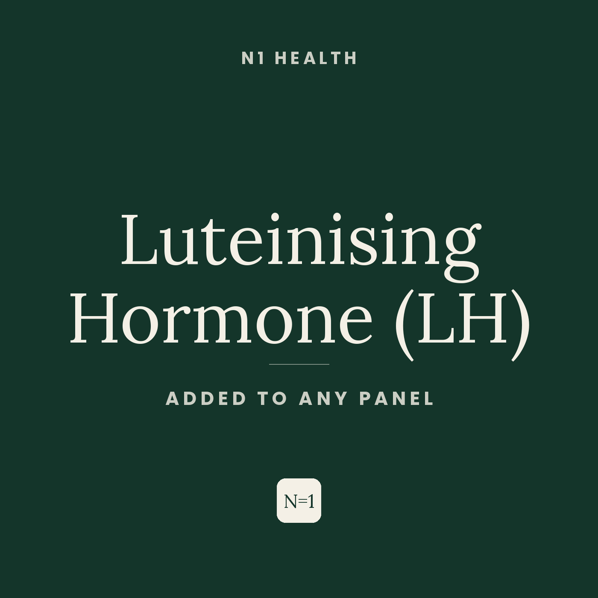 Luteinising Hormone (LH) — N1 Health