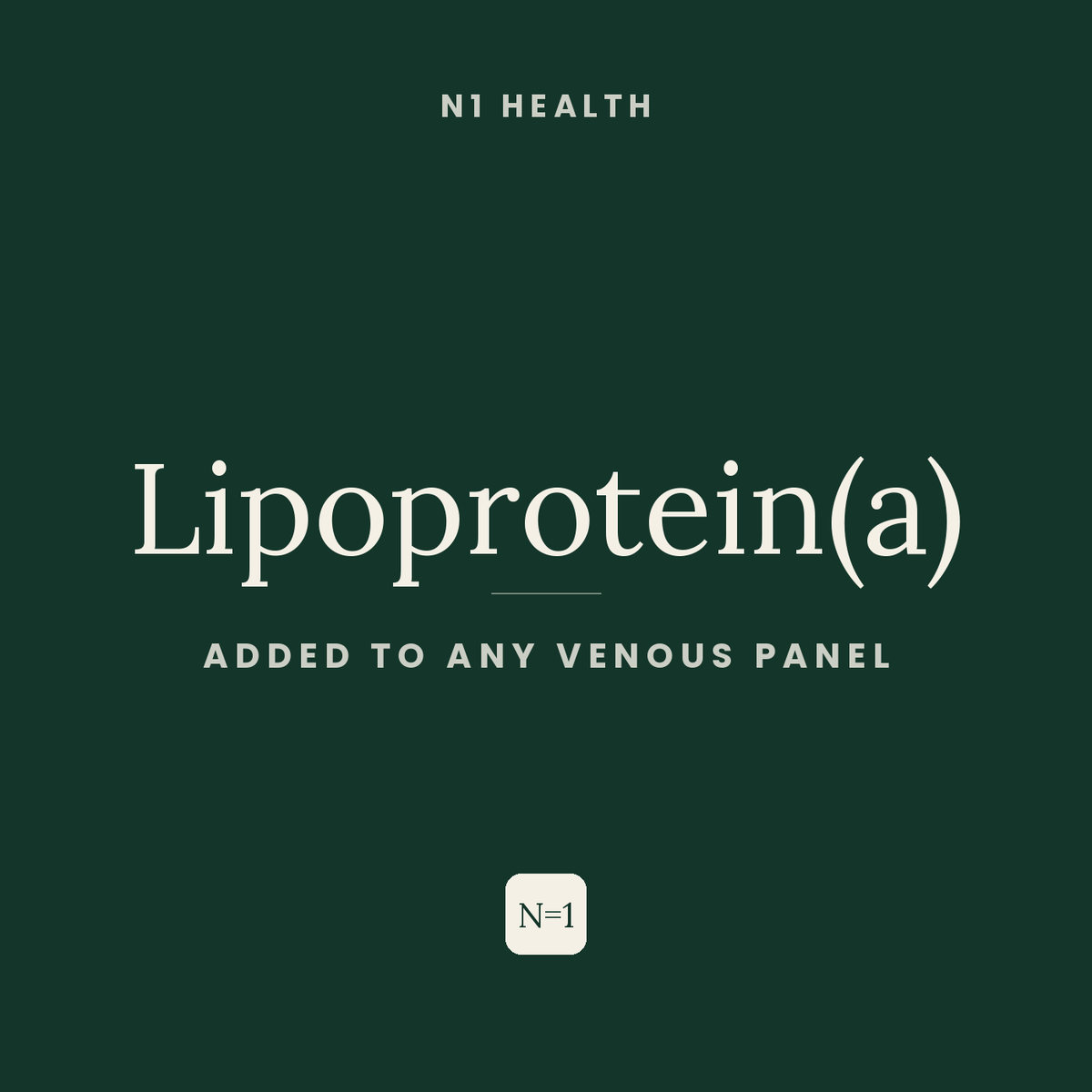 Lipoprotein(a) — N1 Health