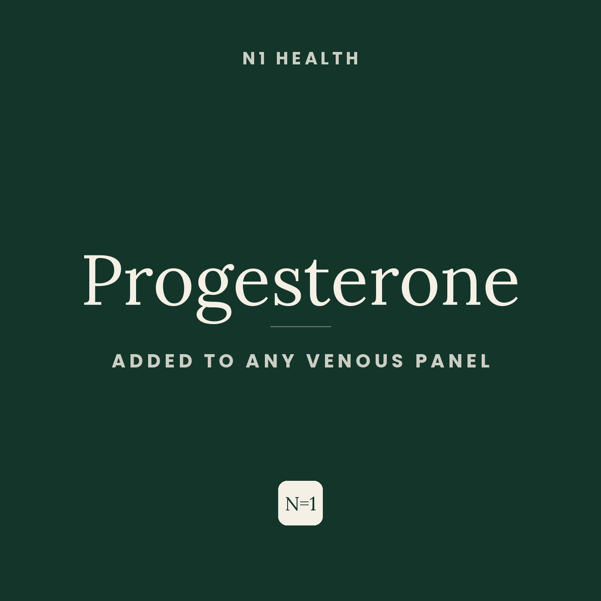 Progesterone — N1 Health