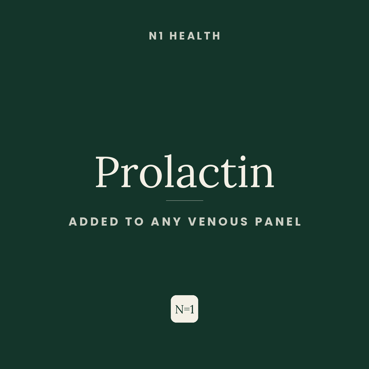 Prolactin — N1 Health