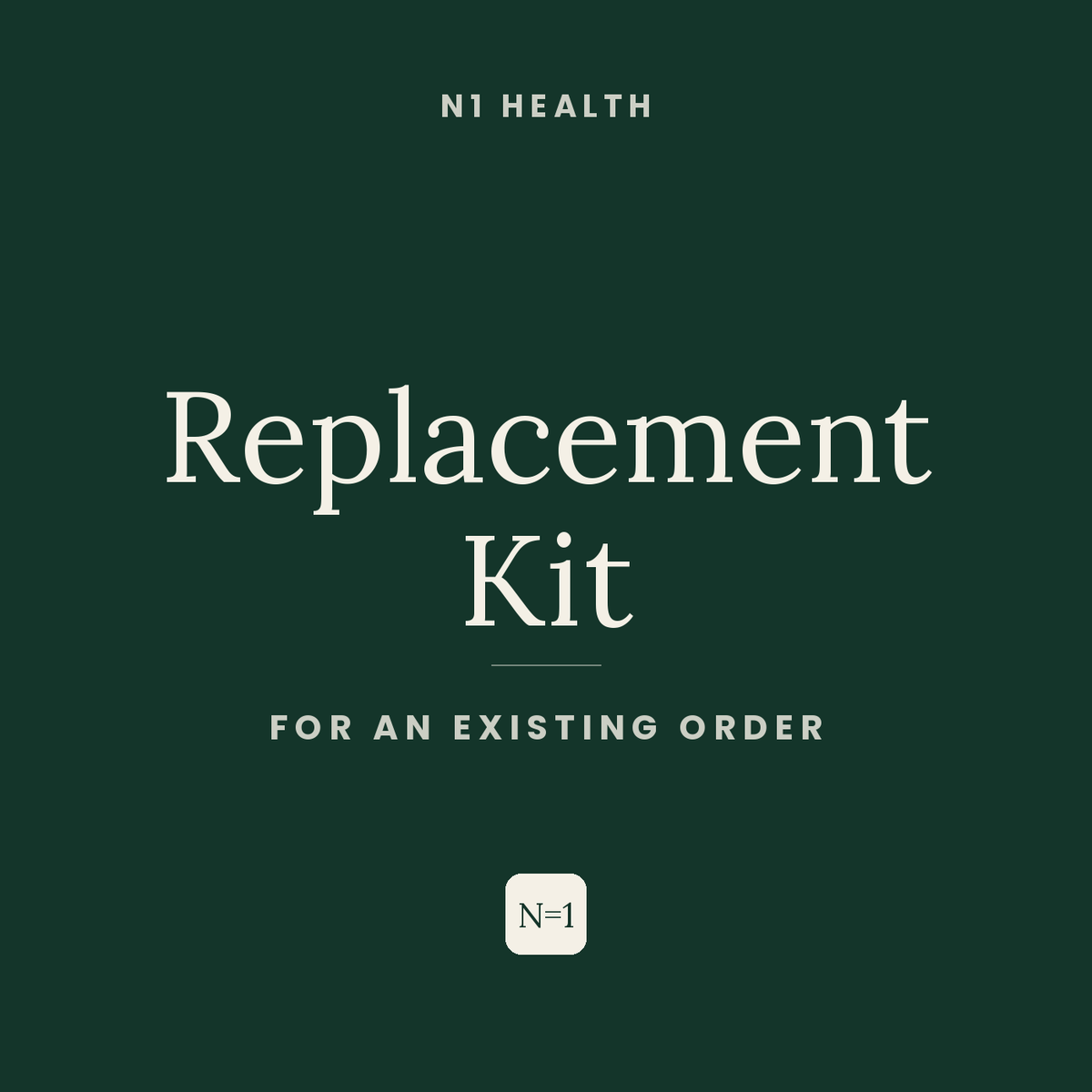 Replacement Kit — N1 Health